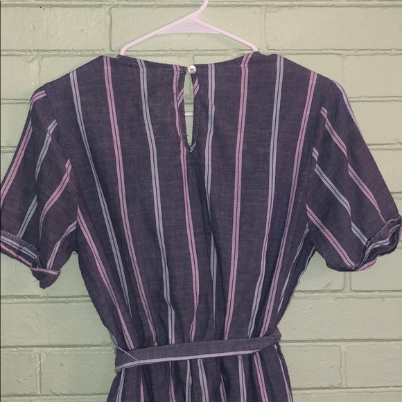 Striped Wrap Jumpsuit - Picture 5 of 5